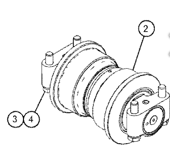 CAT390F L/E390F L Track Roller